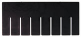 Divider 4 inH 9 inL Black PK6