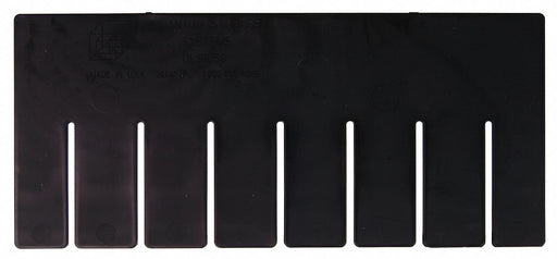 Divider 4 inH 9 inL Black PK6