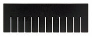 Divider 5.5inH 15.25inL Black PK6