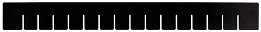 Divider 2 inH 20inL Black PK6