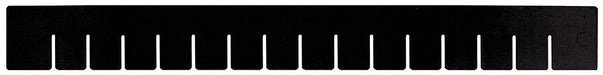Divider 2 inH 20inL Black PK6