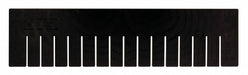 Divider 5 inH 20inL Black PK6