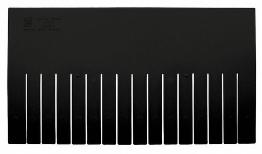 Divider 11 in H 20 in L Black PK6