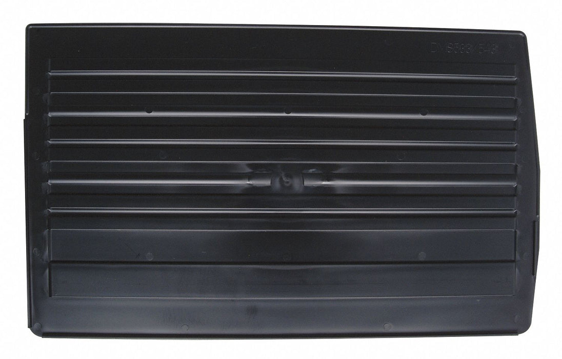 BinDivider 17.25inL Plastic Black PK3