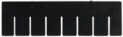 Divider 3 inH 9 inL Black PK6