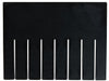 Divider 7.25inH 9.625inL Black PK6