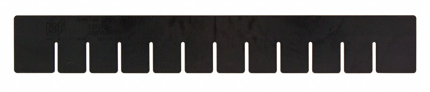 Divider 23 in H 15 in L Black PK6
