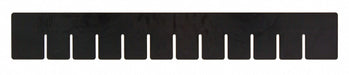 Divider 23 in H 15 in L Black PK6