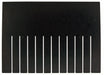 Divider 11.375inH 15.75inL Black PK6