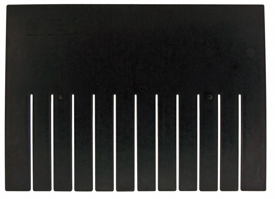 Divider 11.375inH 15.75inL Black PK6