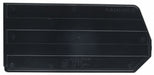 BinDivider 13.75inL Plastic Black PK6