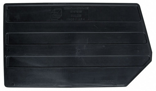 BinDivider 17inL Plastic Black PK6