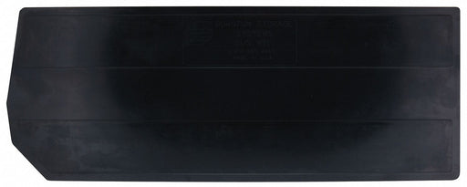 BinDivider 21inL Plastic Black PK6