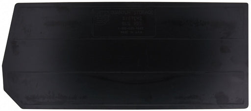 BinDivider 21inL Plastic Black PK6