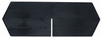 BinDivider 11inL Plastic Black PK10