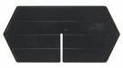 BinDivider 8inL Plastic Black PK10