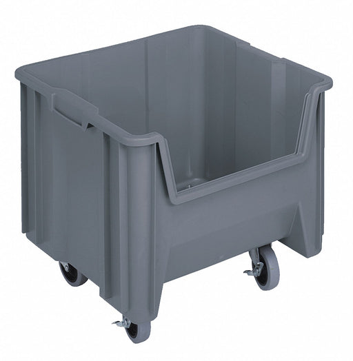 G2981 Mobile Bin Gray Polyethylene 12 1/2 in