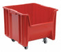 G2981 Mobile Bin Red Polyethylene 12 1/2 in