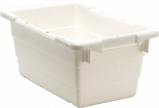 G2983 CrossStackingTote 17.25inL 11inW White