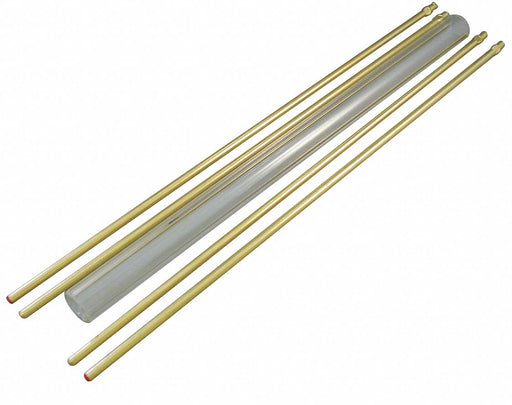 Glass Rod Kit Plain 3/4In Dia 13In L