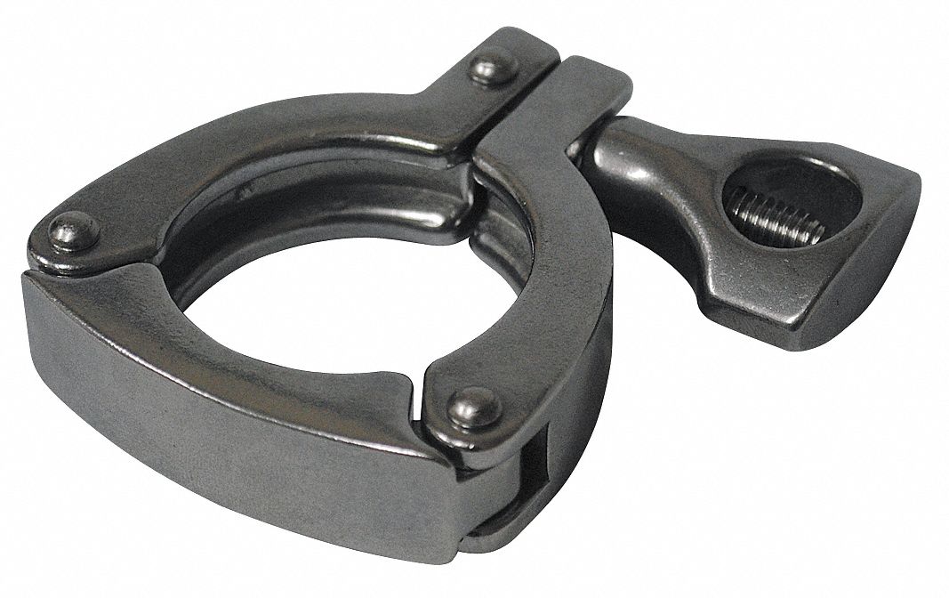 Clamp Stainless Steel Threaded 3 in