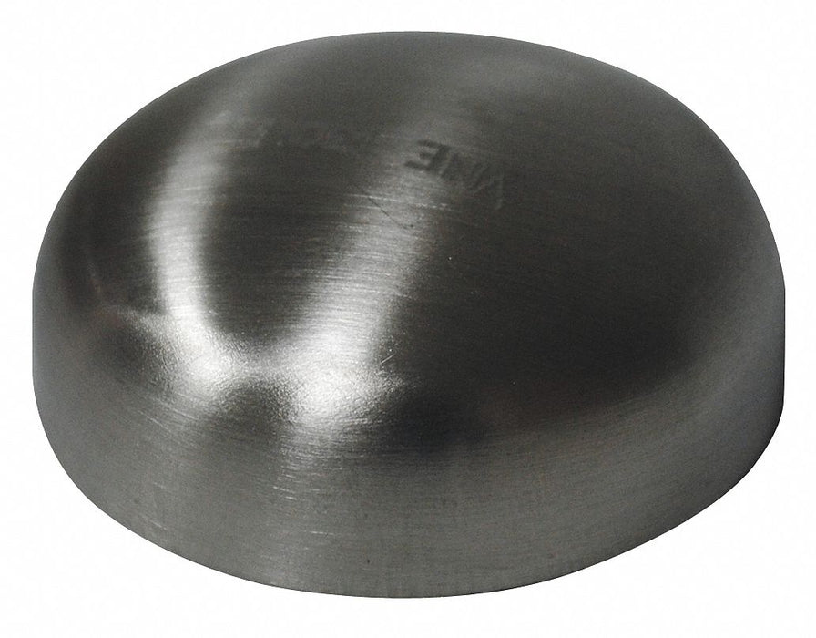 Cap Stainless Steel Butt Weld 2 1/2 in