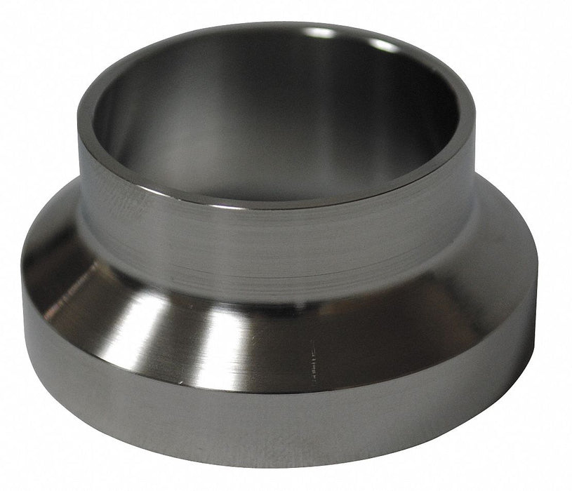 Short Welding Ferrule SS 1 1/2 in Dia