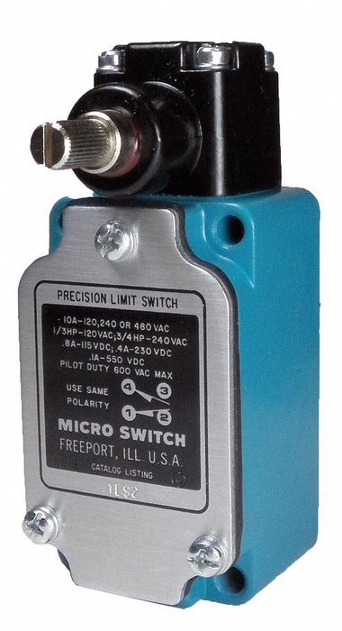 NonPlug-InLimitSwtch RotaryLever 1NO/1NC