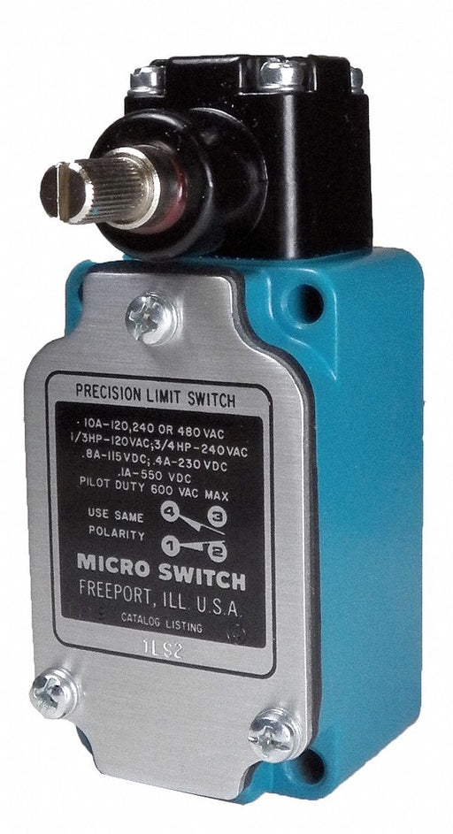 NonPlug-InLimitSwtch RotaryLever 1NO/1NC
