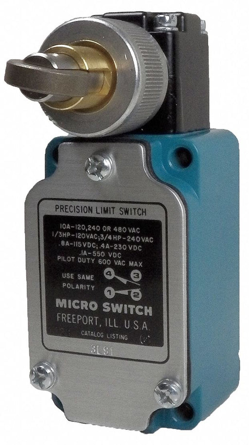 NonPlugInLimtSwtch RollerPlunger 1NO/1NC