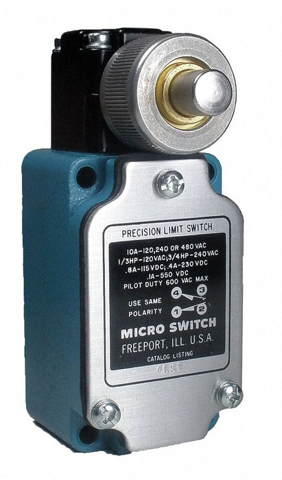 NonPlug-InLimitSwitch Plunger 1NO/1NC