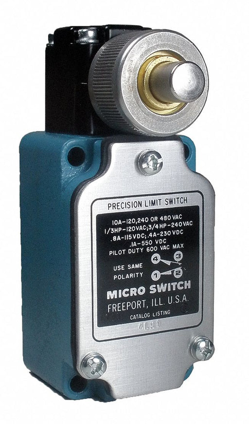 NonPlug-InLimitSwitch Plunger 1NO/1NC