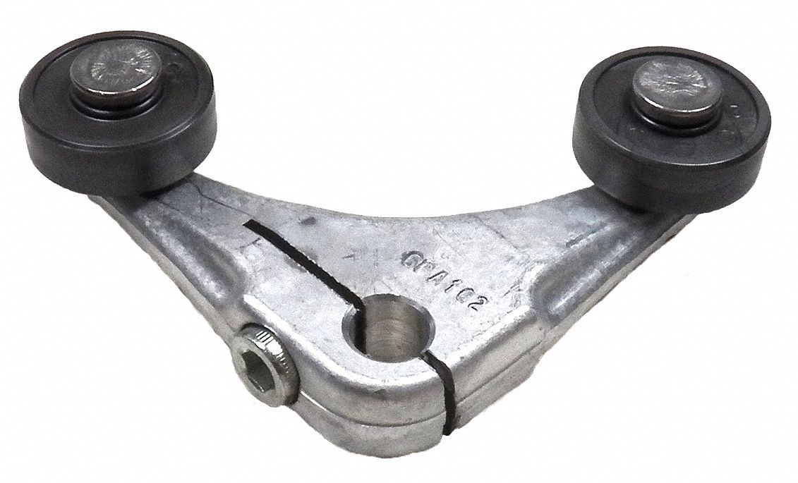Forked Roller Lever Nylon 0.75in Arm L
