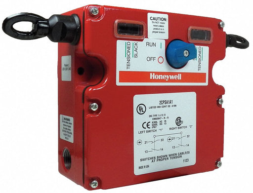 EmergncyCablePulSwitch DoubleEnd 2NO/2NC