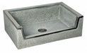 MopSink Rectangular Gray/Wht 12inH 24inW
