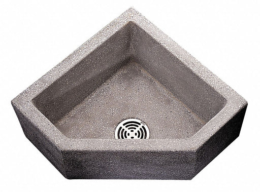 MopSink Corner Gray/Wht 12inH 36inW