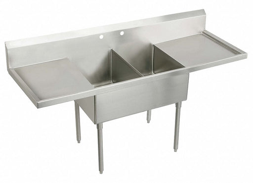 Scullery Sink 96 x27.5 x44 Silver