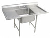 Scullery Sink 57 x29.75 x42.25 Silver