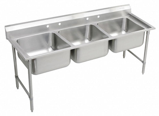 Scullery Sink 67.5 x29.75 x42.25 Silver