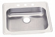 Bowl Drop-In Sink 25 x21.25 x5.375 