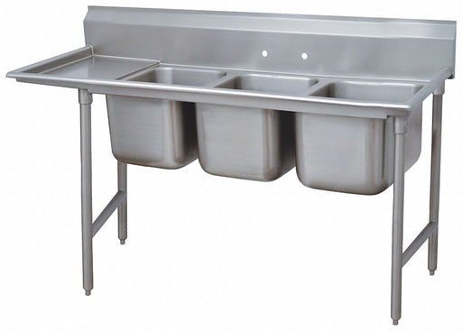 Scullery Sink 96 x36 x42 Silver