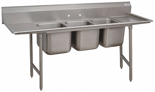 Scullery Sink 127 x31 x42 Silver