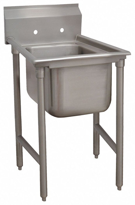 Scullery Sink 27 x25 x42 Silver