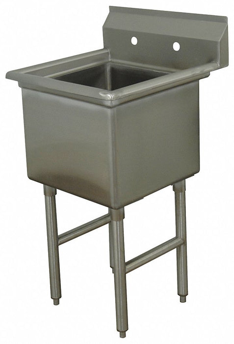 Scullery Sink 24 x23 x43 Silver