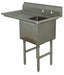 Scullery Sink 38.5 x24 x43 Silver