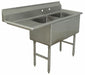 Scullery Sink 74.5 x29.5 x43 Silver