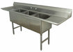 Scullery Sink 84 x26 x43 Silver