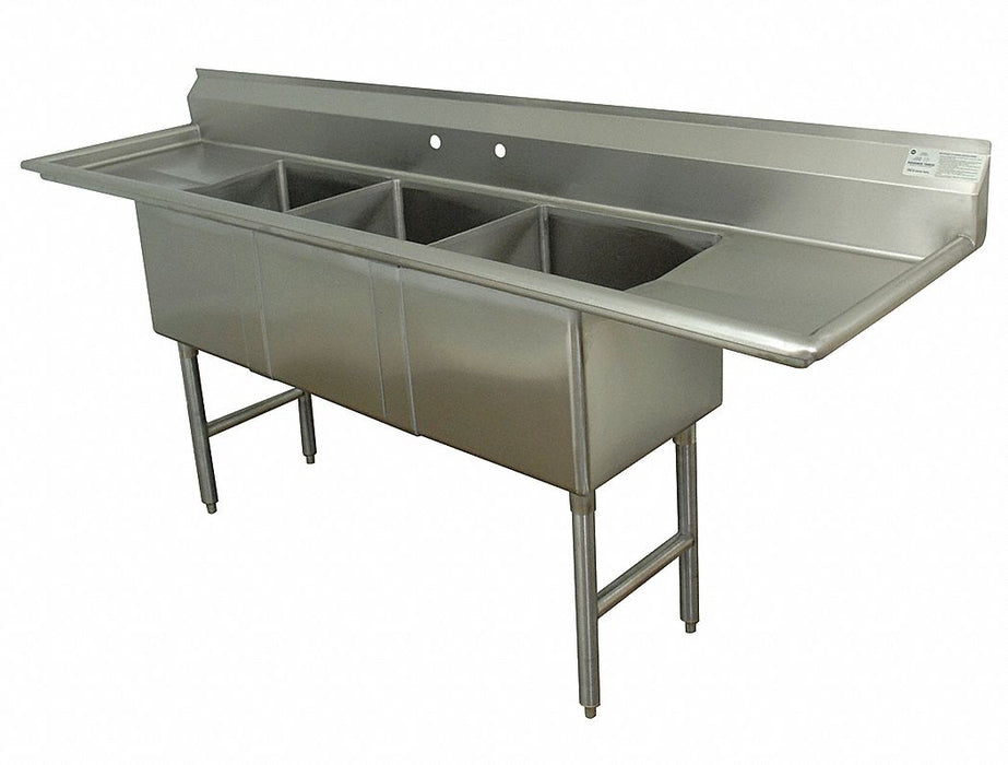 Scullery Sink Rect 18inx24inx14in