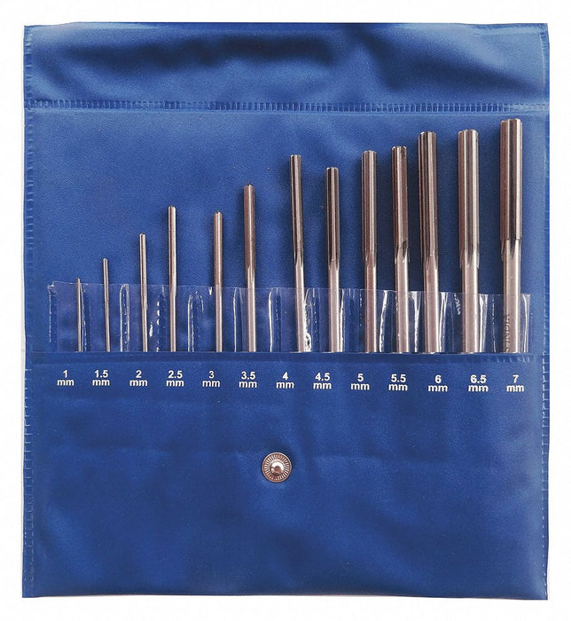 Chucking Reamer Sets 1-7x0.5 mm 13pc