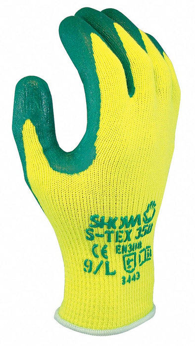 G2618 Coated Gloves Green/Yellow S